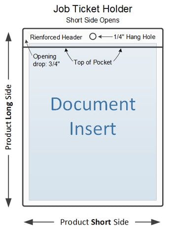 Job Ticket Holder Sleeves