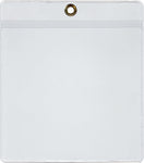 ChanCam vinyl sleeve, open short side, hanging document holder with brass eyelet, insert size: 7 5/8 x 8 1/4, product size: 7 7/8 x 9, package quantity 500, 7.5 mil clear vinyl