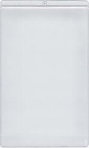 MCC137 - Retail Tag Holder paper size 7 x 11 with top hole, Short Side Opens, 7.5 mil Clear Vinyl