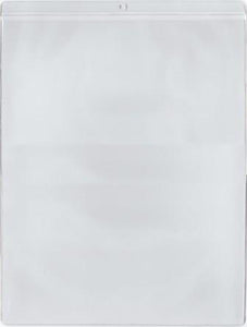 MCC141V - Retail Tag Holder paper size 9 5/8 x 12 with top hole, Short Side Opens, 7.5 mil Clear Vinyl